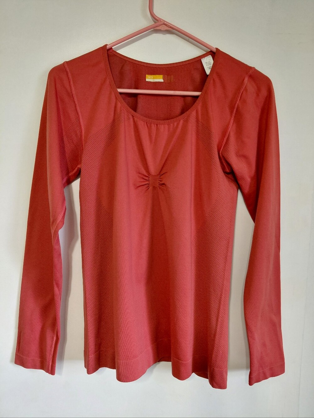 Lucy Activewear Orange Long Sleeve Shirt
